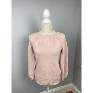 Halogen Pink Cowl Neck Sweater